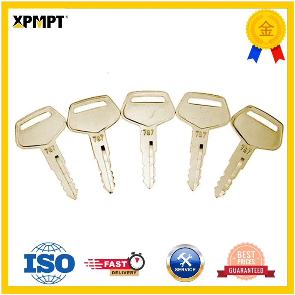 Heavy Equipment Keys - 5X Schlüssel 787 für Komatsu Schwerlastgeräte