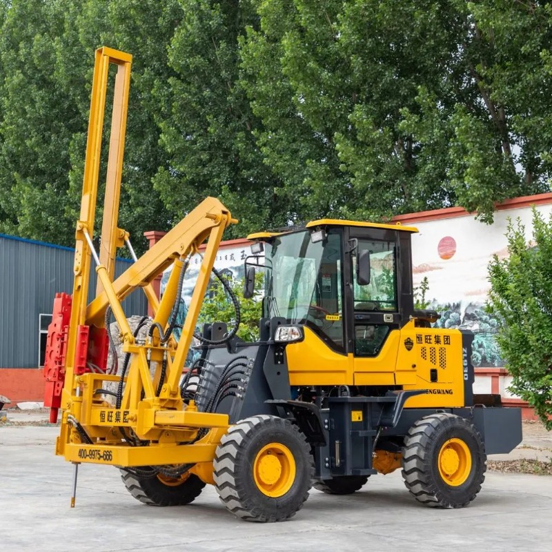 Heavy Equipment Construction - Schwerlast-Hydraulik-Schraubpfahltreiber für Solarpark-Baustellen