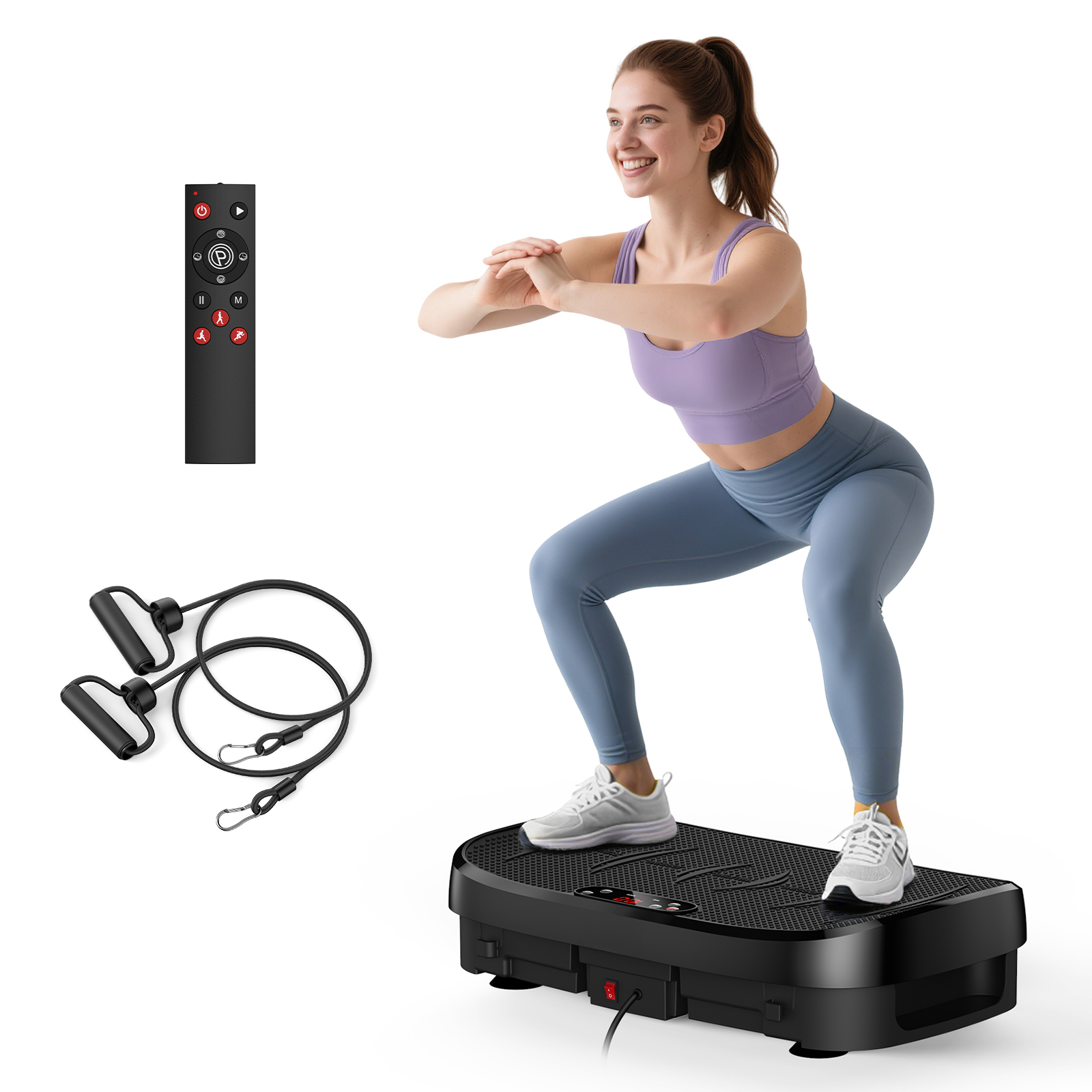 Plate Compactor Vibrator - Vibrationsplatte zur Fettverbrennung, Fitness-Plattform für den