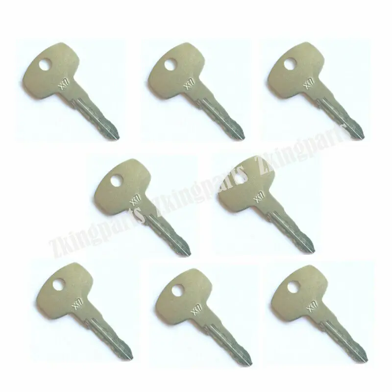 Heavy Equipment Forklift - 8 Stück Zündschlüssel für Baumaschinen KEY00-000X7
