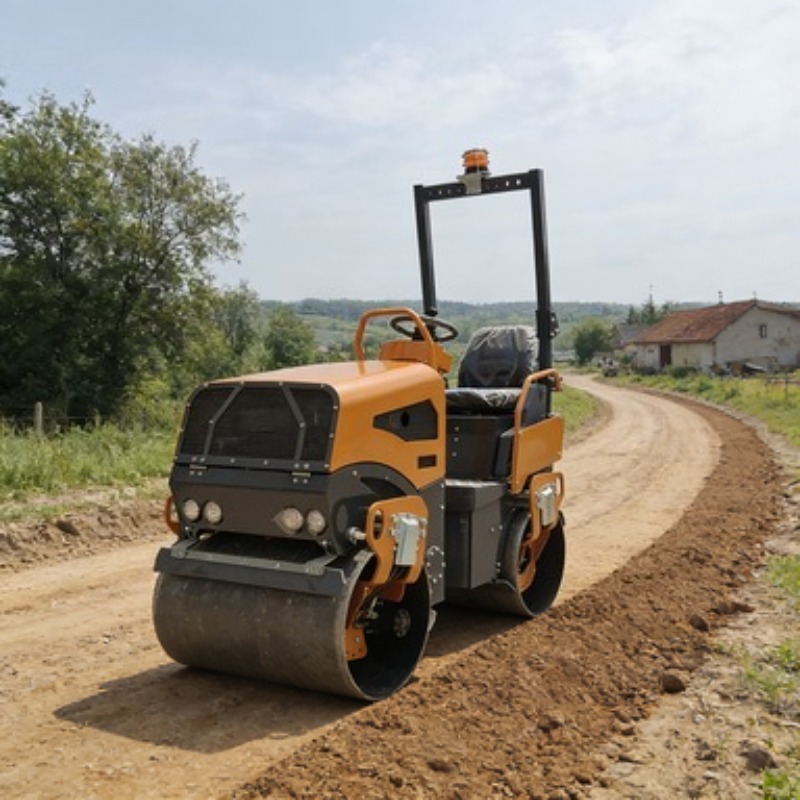 Heavy Equipment Construction - Kompakter Straßenwalzer, Vibrationswalze für schwere Beanspruchung,