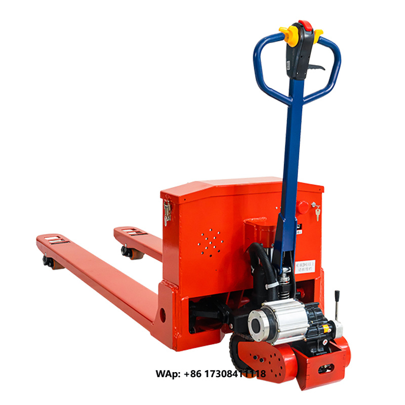 Hand Pallet Truck - 10-Tonnen-Halbelektrischer Palettenhubwagen für Effiziente Materialhandhabung