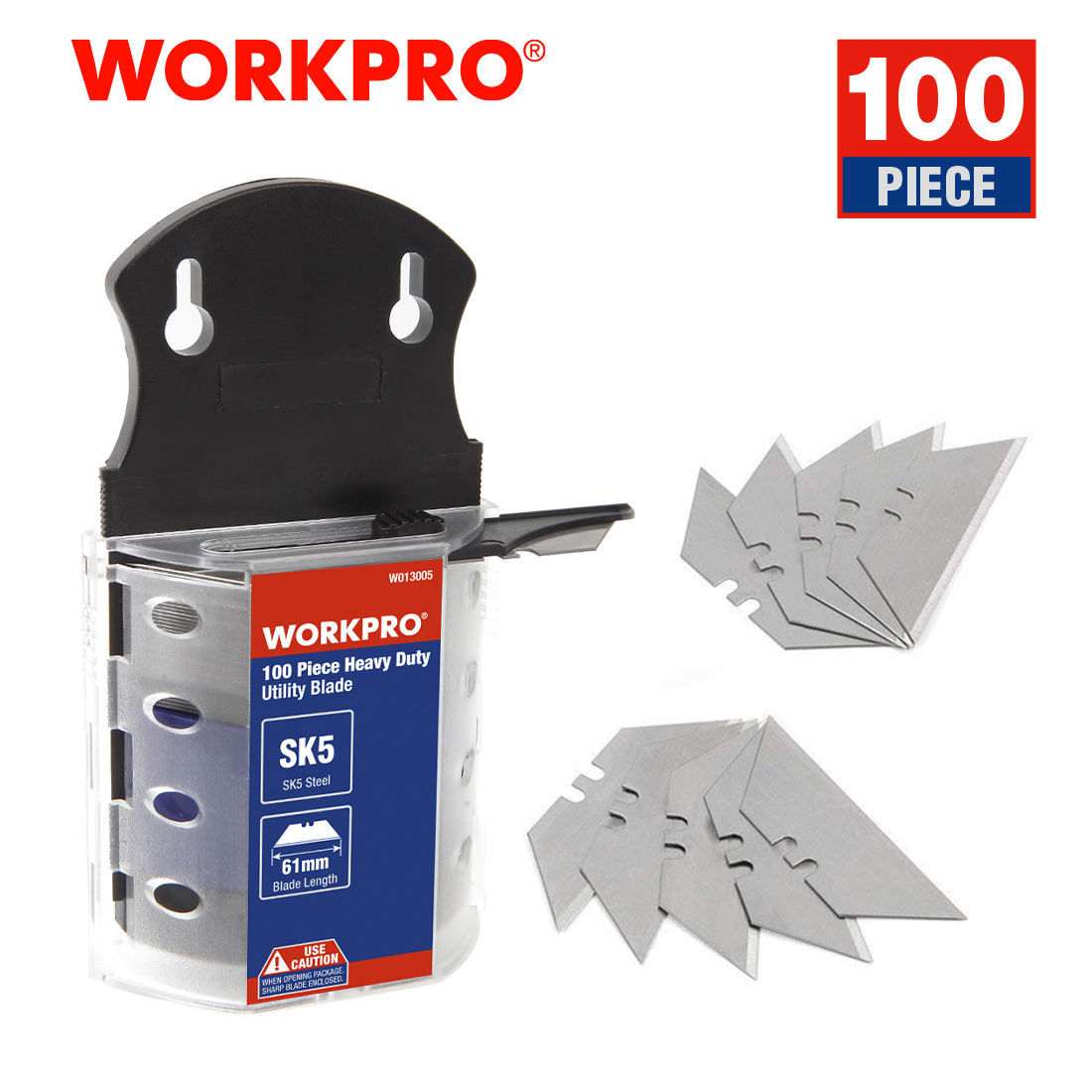 Heavy Equipment Blade - WORKPRO-SK5 Allzweckmesserklingen, robuste Klingen, Stahlmesserklingen im
