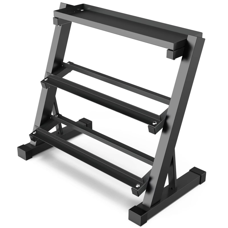 Heavy Equipment Usa - 3-stufiges Hantelregal für 8, 10 oder