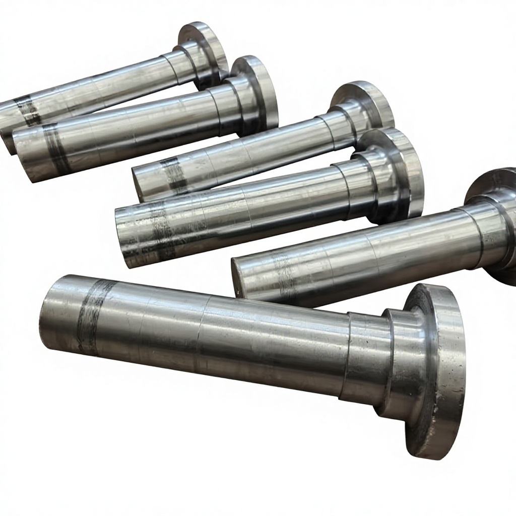Heavy Equipment Pdf - Maßgefertigte Hochleistungs-Flanschwelle aus 40Cr-Stahl, CNC-gefräst, für