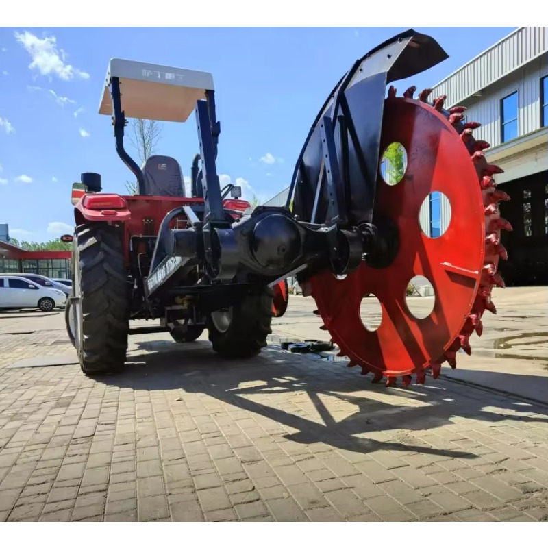 Heavy Equipment Trencher - PTO-Angetriebener Scheiben-Grabenfräser für Traktoren, Hochleistungs-Grabenbagger für