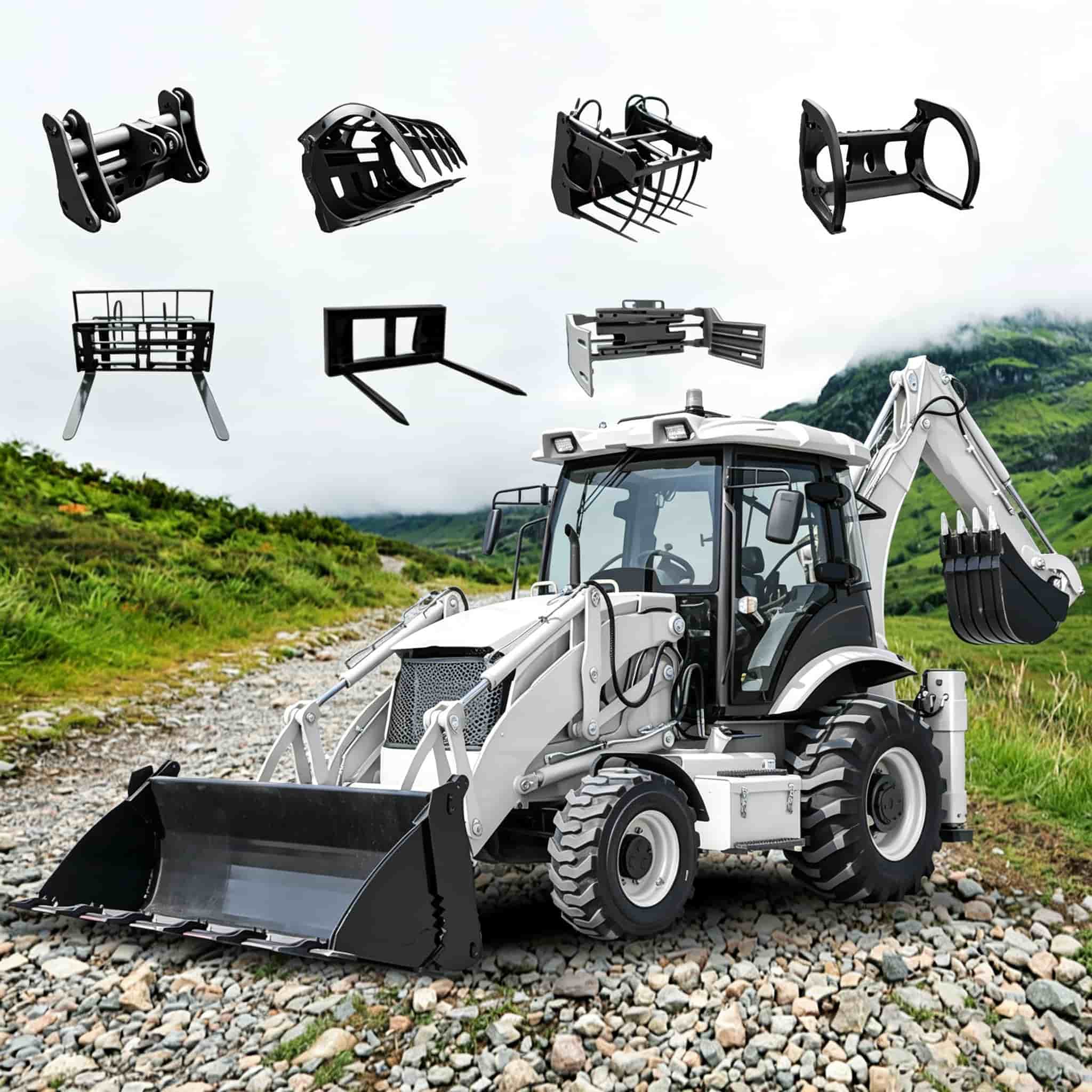 Heavy Equipment Construction - 40-30C CE-zertifizierter Baggerlader Euro 5 Emissionsstandard,