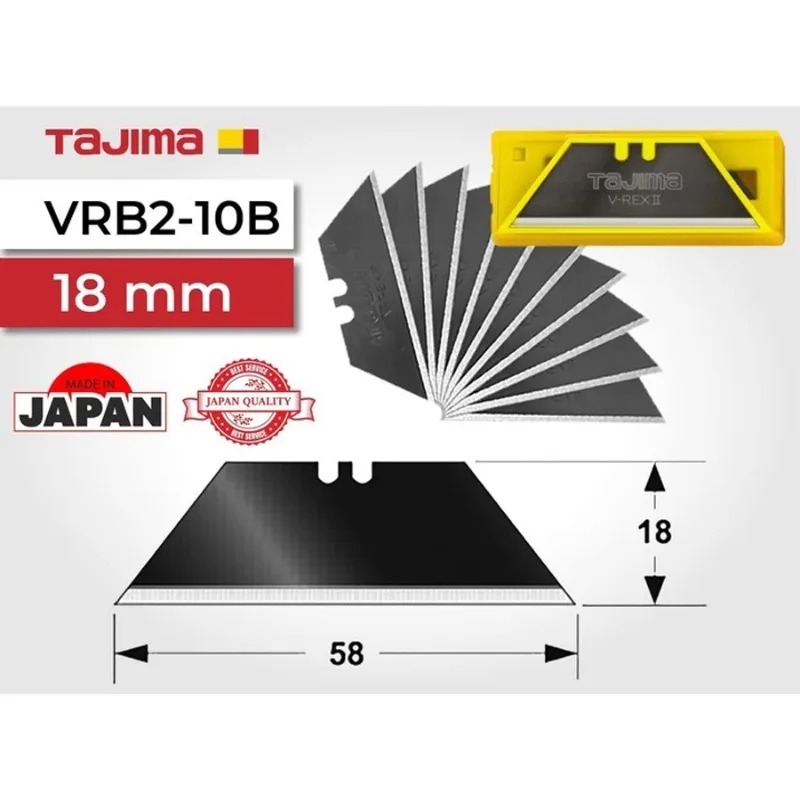 TAJIMA Trapezklinge 1102-0750  – Heavy Equipment Blade Bewertung und Preis