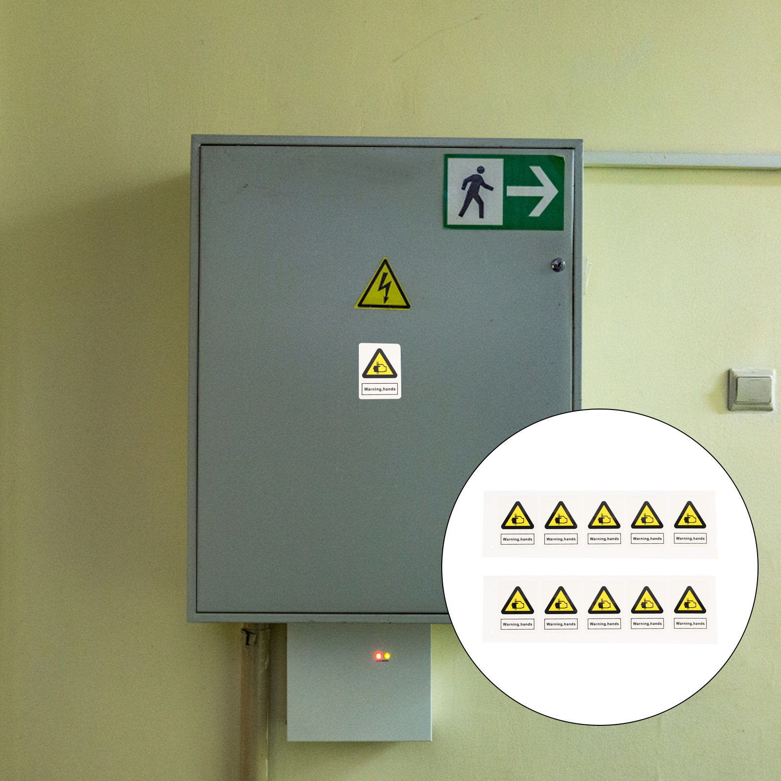 10 Stück Warnaufkleber „Finger – Heavy Equipment Warning Sign Bewertung und Preis
