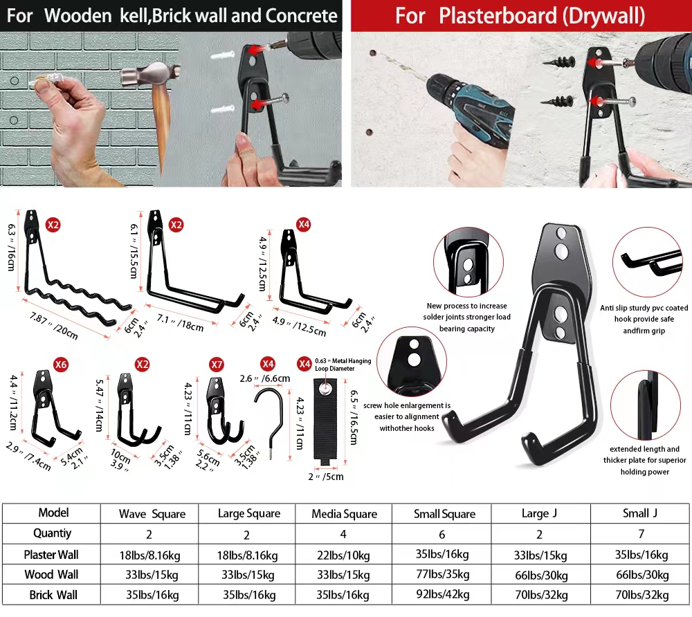 Heavy Duty Metall Haken Garage – Heavy Equipment Storage Bewertung und Preis
