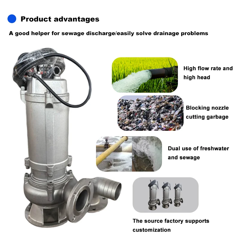 Großhandel: Tauchpumpe aus Ede – Submersible Pump Sewage Bewertung und Preis