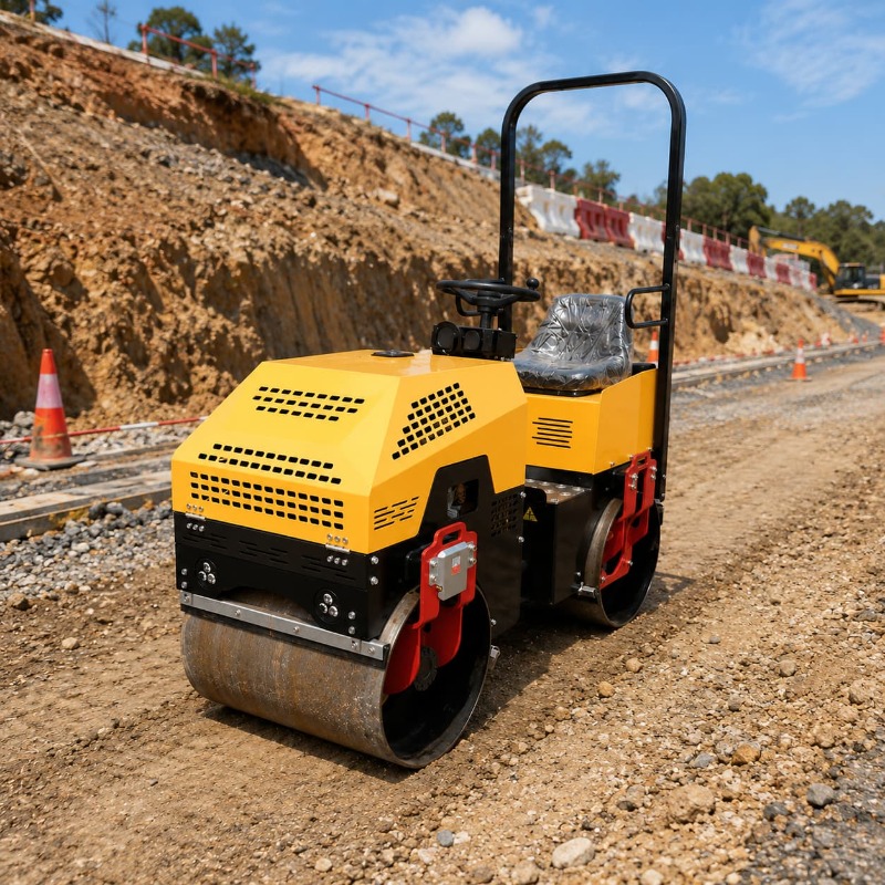 Doppeltrommel-Vibrationsstraße – Heavy Equipment Construction Bewertung und Preis
