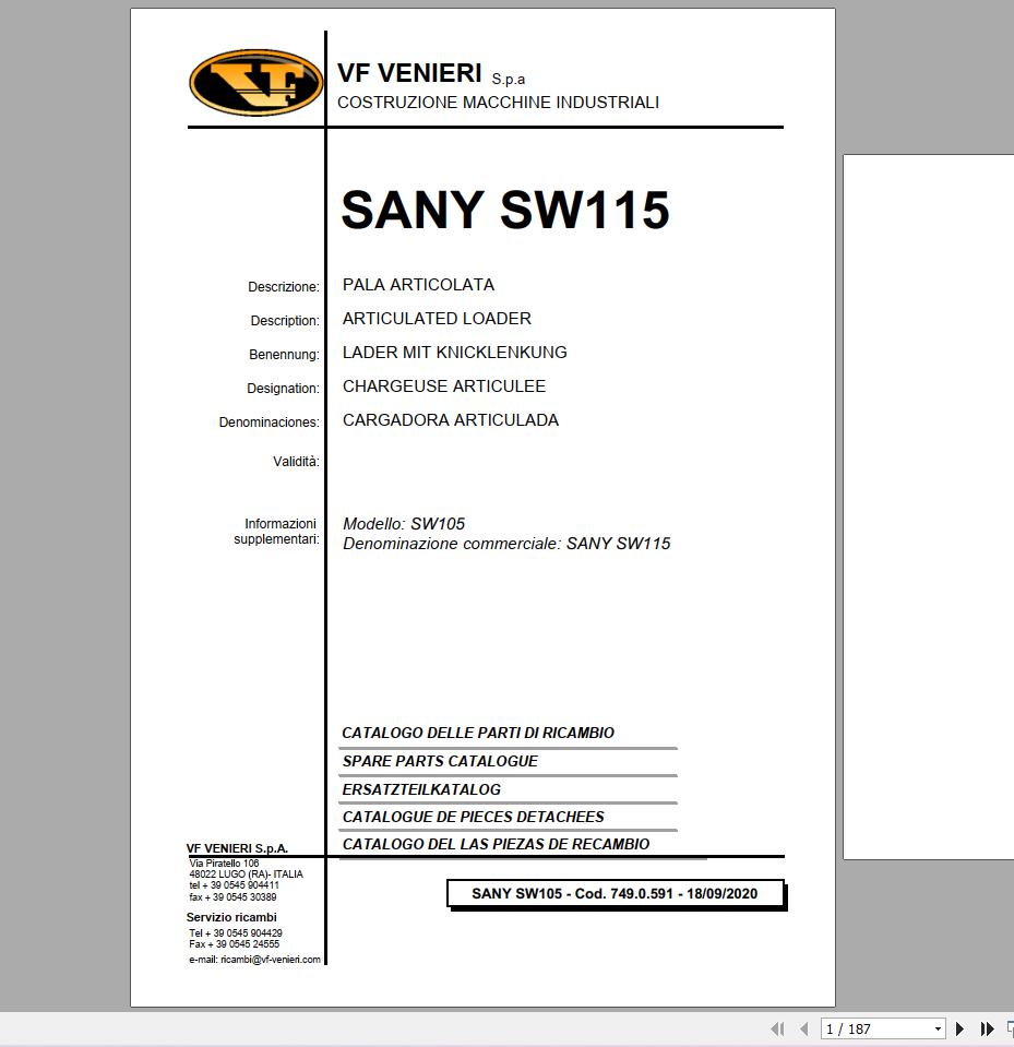 SpecDiag Sany Heavy Equipment  – Heavy Equipment Pdf Bewertung und Preis