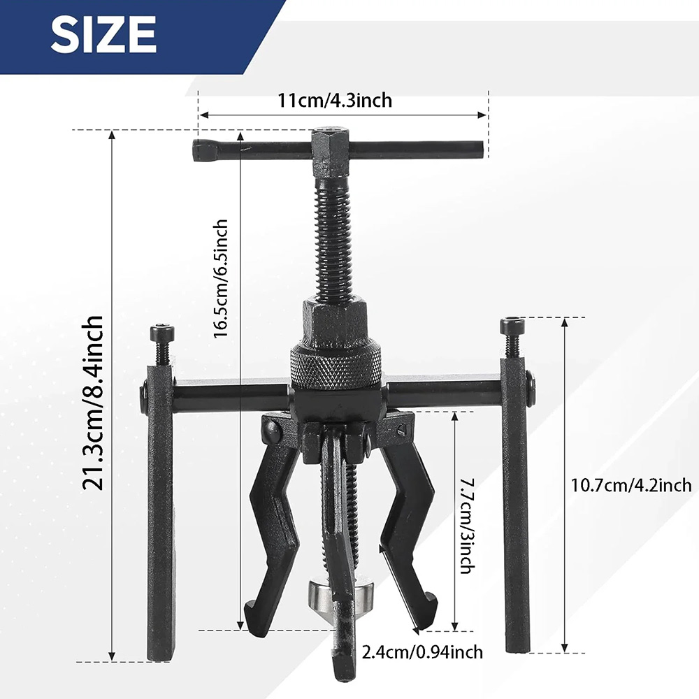 3-Backen-Lagerabzieher-Set für – Heavy Equipment Grinder Bewertung und Preis