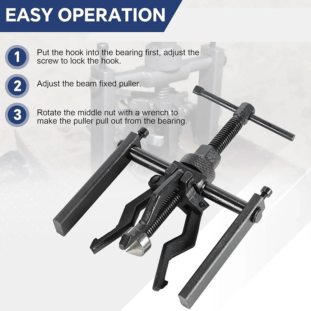 3-Backen-Lagerabzieher-Set für – Heavy Equipment Grinder Bewertung und Preis