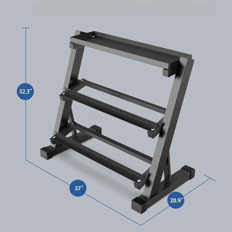 3-stufiges Hantelregal für 8,  – Heavy Equipment Usa Bewertung und Preis