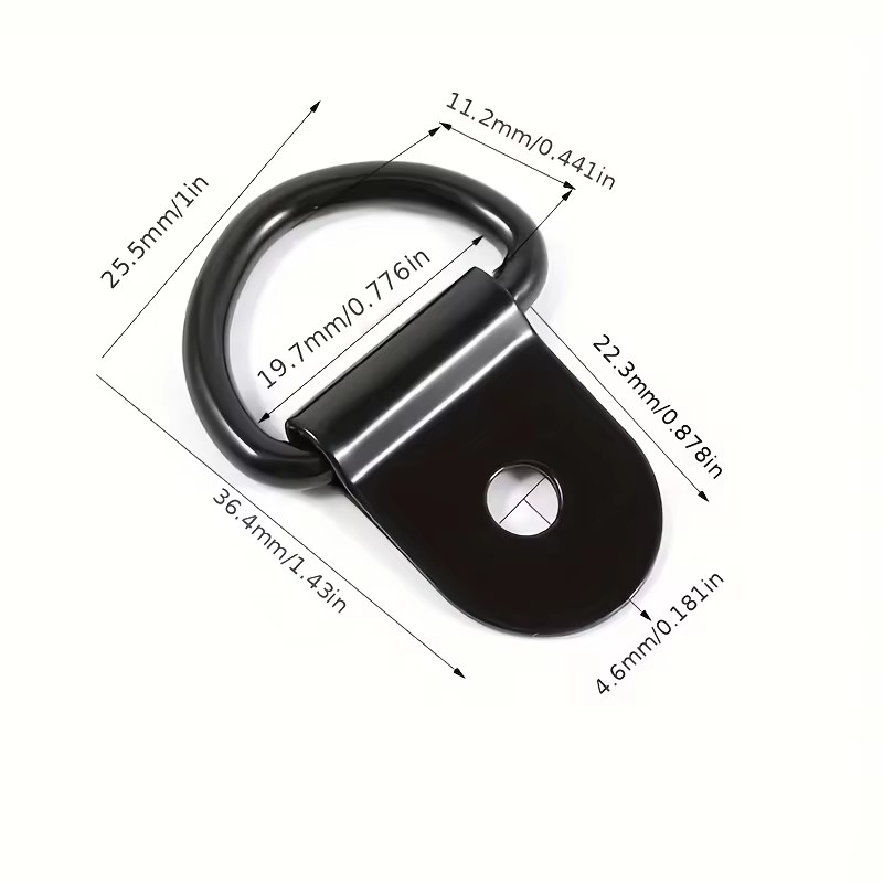 10 Stück D-Ringe Befestigungsh – Heavy Equipment Trailer Bewertung und Preis