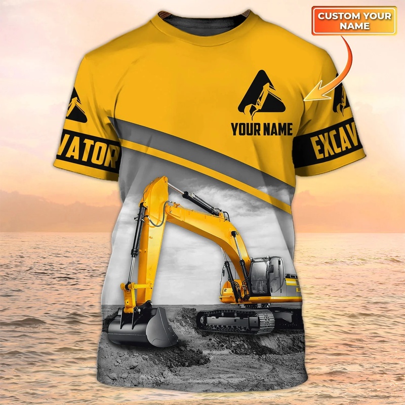 1 Stück personalisiertes T-Shi – Heavy Equipment Names And Pictures Bewertung und Preis