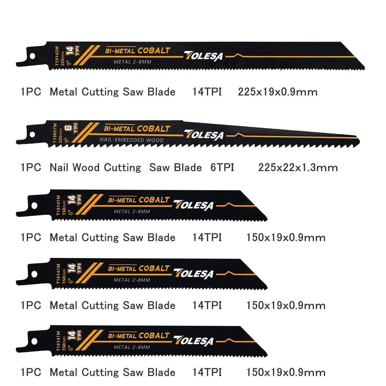 TOLESA 10 Stück Säbelsägeblätt – Heavy Equipment Blade Bewertung und Preis