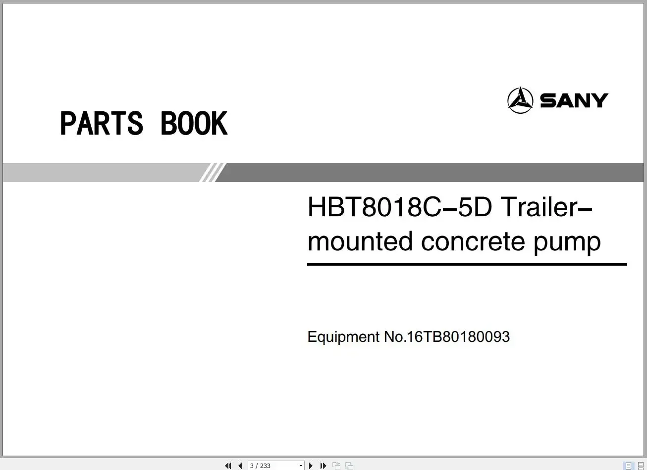 TruckEPC-3 Sany Heavy Equipmen – Heavy Equipment Pdf Bewertung und Preis